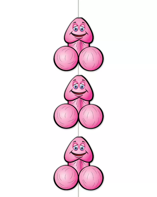 BP HANGING PECKER DECORATIONS 46 Inches