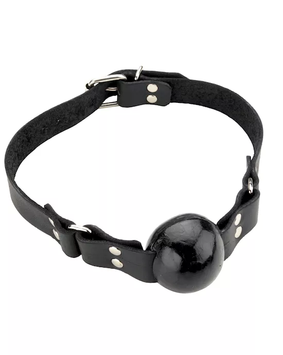 15 Black Ball Gag with Buckle