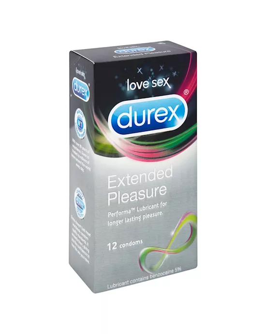 Durex Extended Pleasure Condoms 12pk