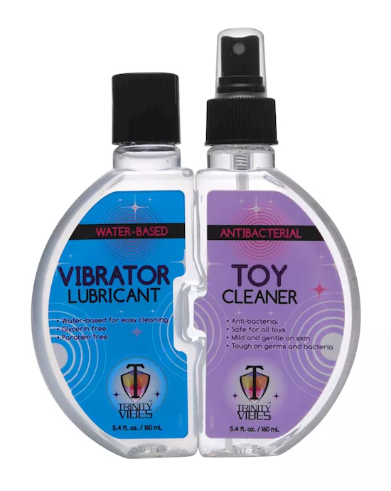 Trinity Vibrator Lube and Toy Cleaner Set
