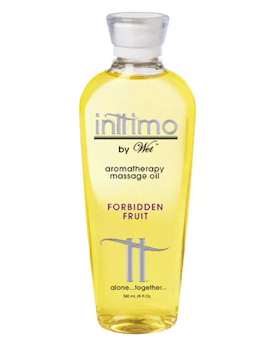 Inttimo by Wet Aromatherapy Massage and Bath Oil 240ml Forbidden Fruit