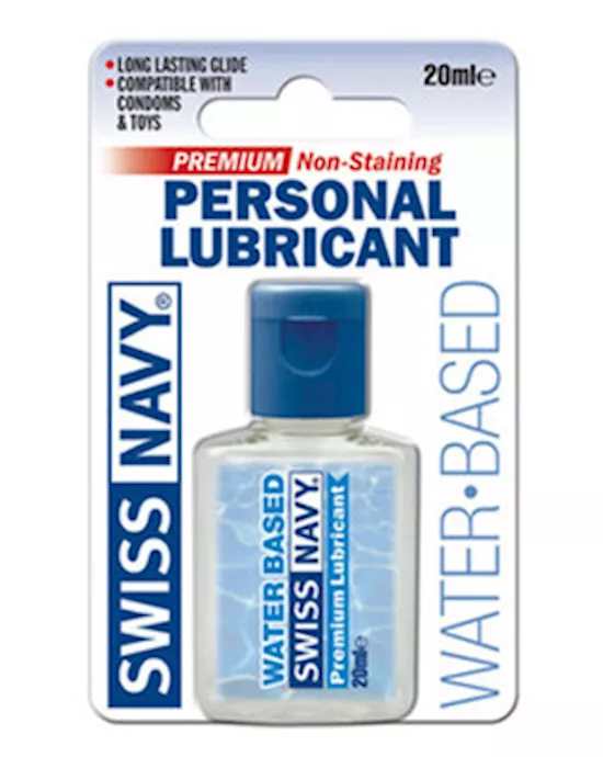Swiss Navy Mini Waterbased 06oz 20ml bottle